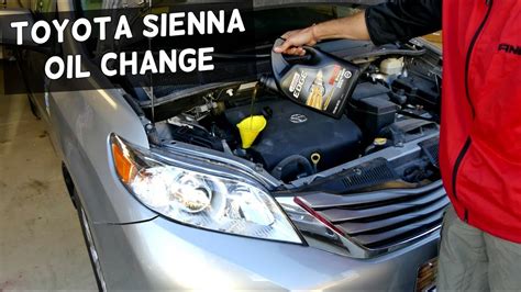 2016 sienna oil capacity|2016 Toyota Sienna Oil Type and Capacity (3.5L V6 Engine)